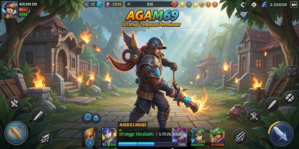Tampilan gameplay AGAM69 yang penuh strategi dan tantangan menyenangkan.