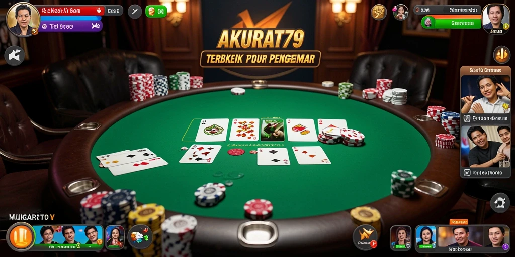 Screenshot gameplay AKURAT79 dengan tampilan menarik dan fitur poker.