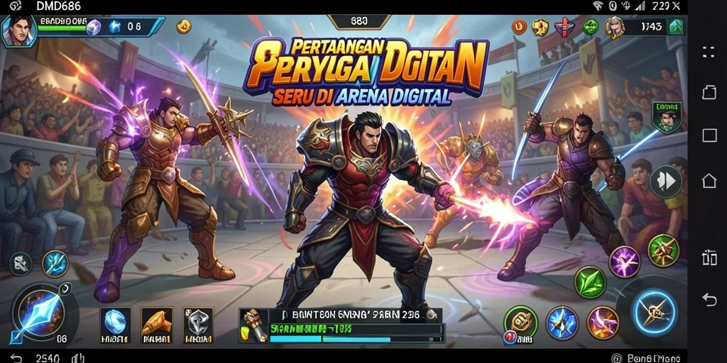 Gameplay DMD686 yang menegangkan dan penuh aksi.