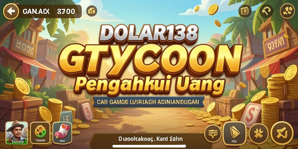 Screenshot DOLAR138 menampilkan pemain yang sedang mengelola bisnis Tycoon.