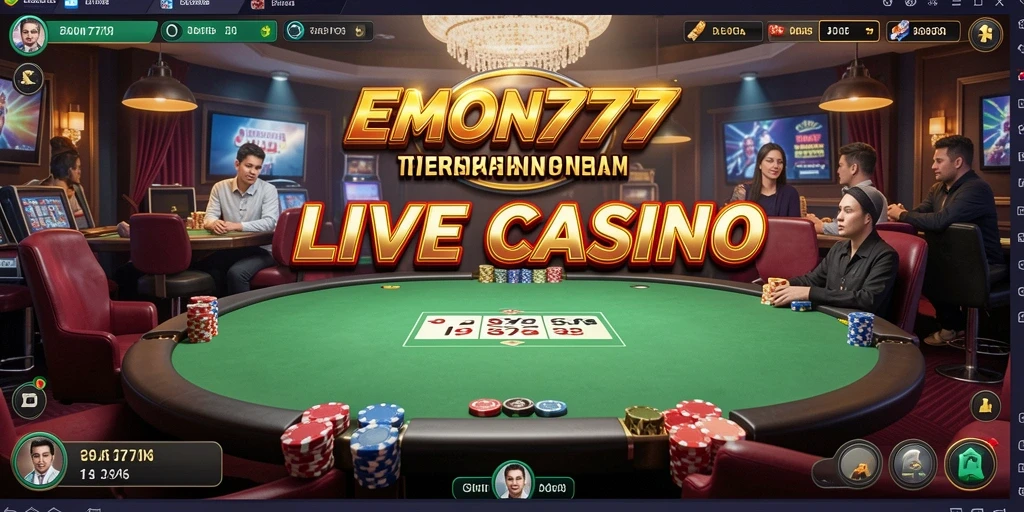 Gameplay Live Casino yang mengasyikkan dan interaktif di EMON777.