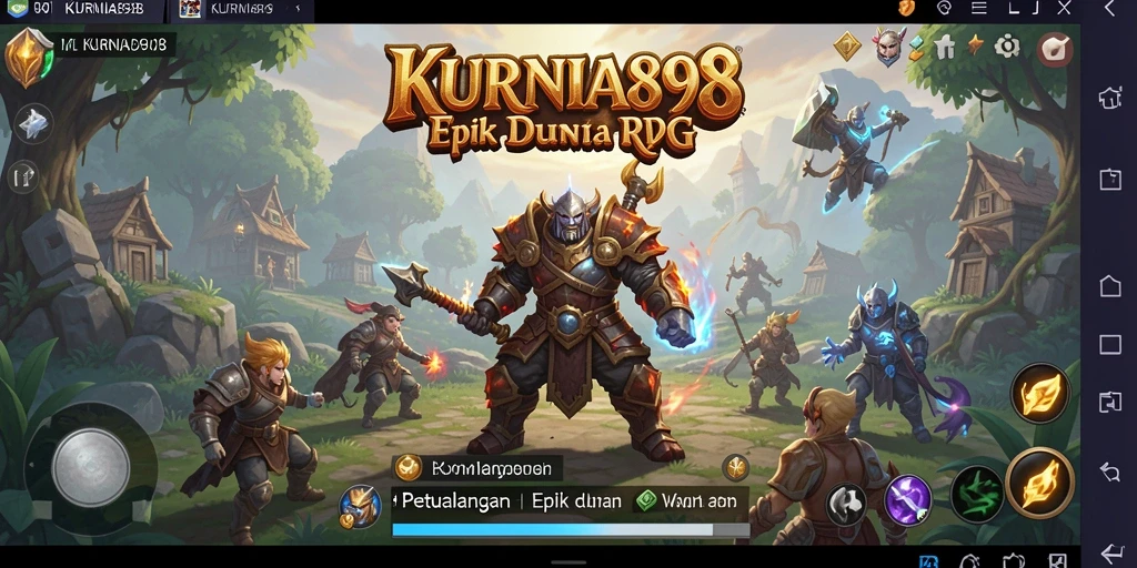 Tampilan mendebarkan dalam gameplay RPG KURNIA898