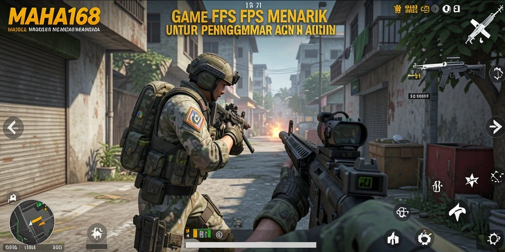 Tampilan gameplay menegangkan dalam MAHA168 yang penuh aksi.