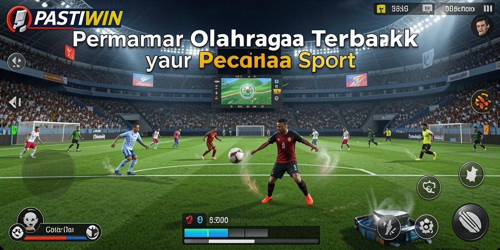 Tangkapan layar PASTIWIN menunjukkan gameplay menarik dalam kompetisi olahraga.