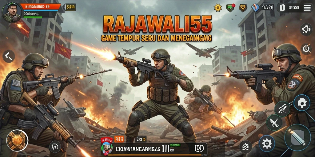 Tampilan menarik dari gameplay RAJAWALI55 yang penuh aksi.