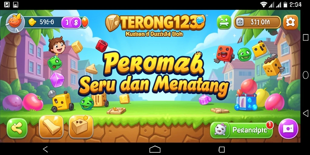 Screenshot utama TERONG123 menampilkan gameplay seru dari tantangan Puzzle.